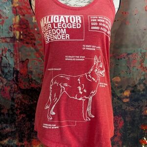 Nine Line Women's Maligator Tank Top (red, S)